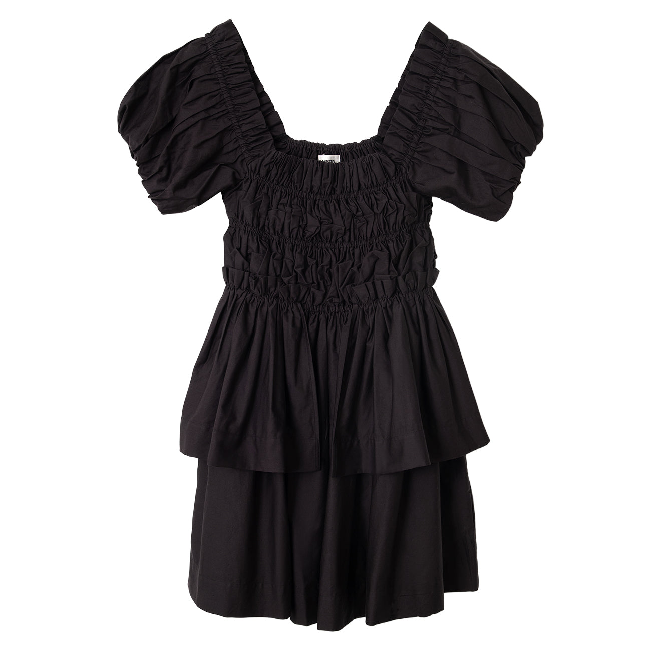 Damson Madder Lyza Mini Dress Black
