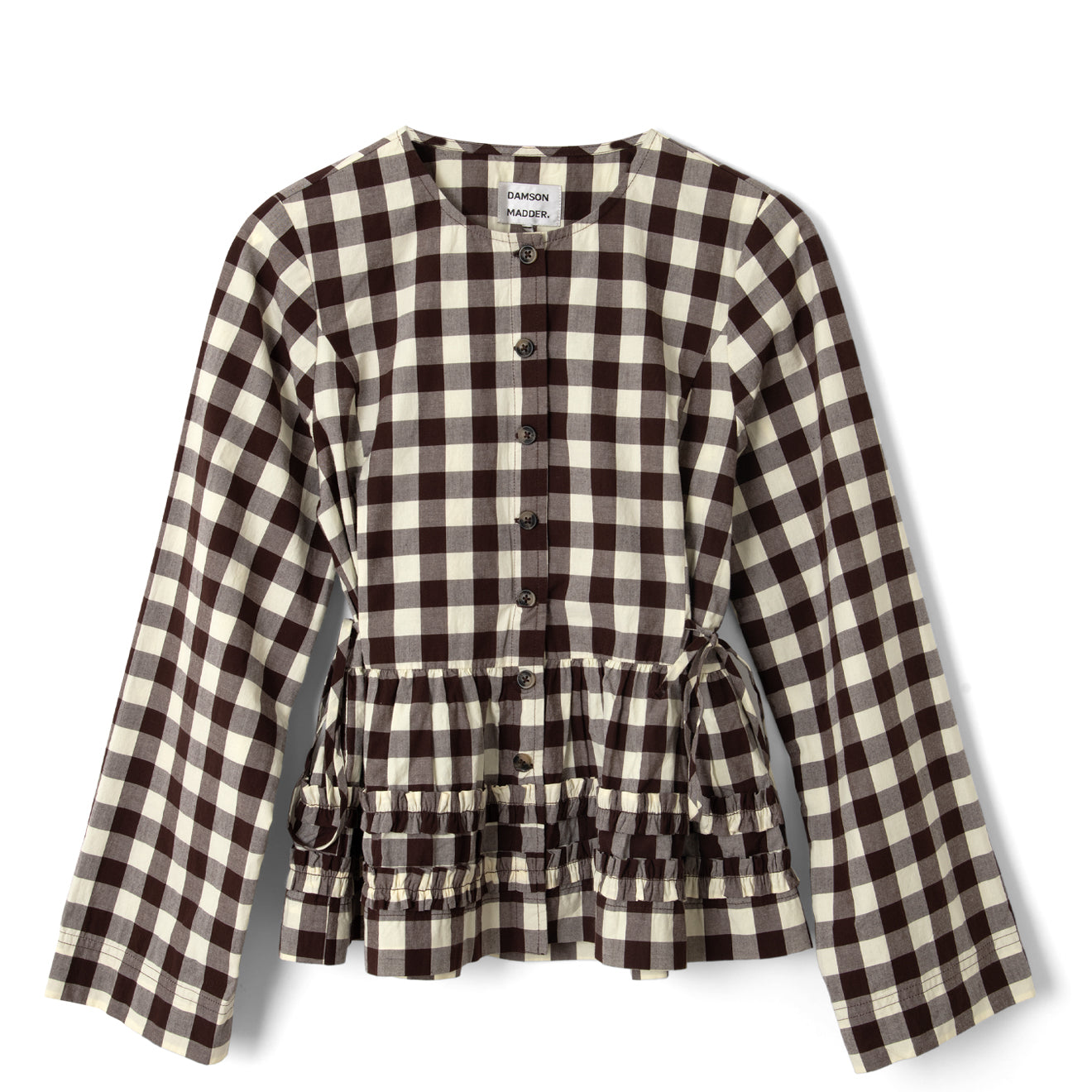 Damson Madder Madison Blouse Butter Gingham