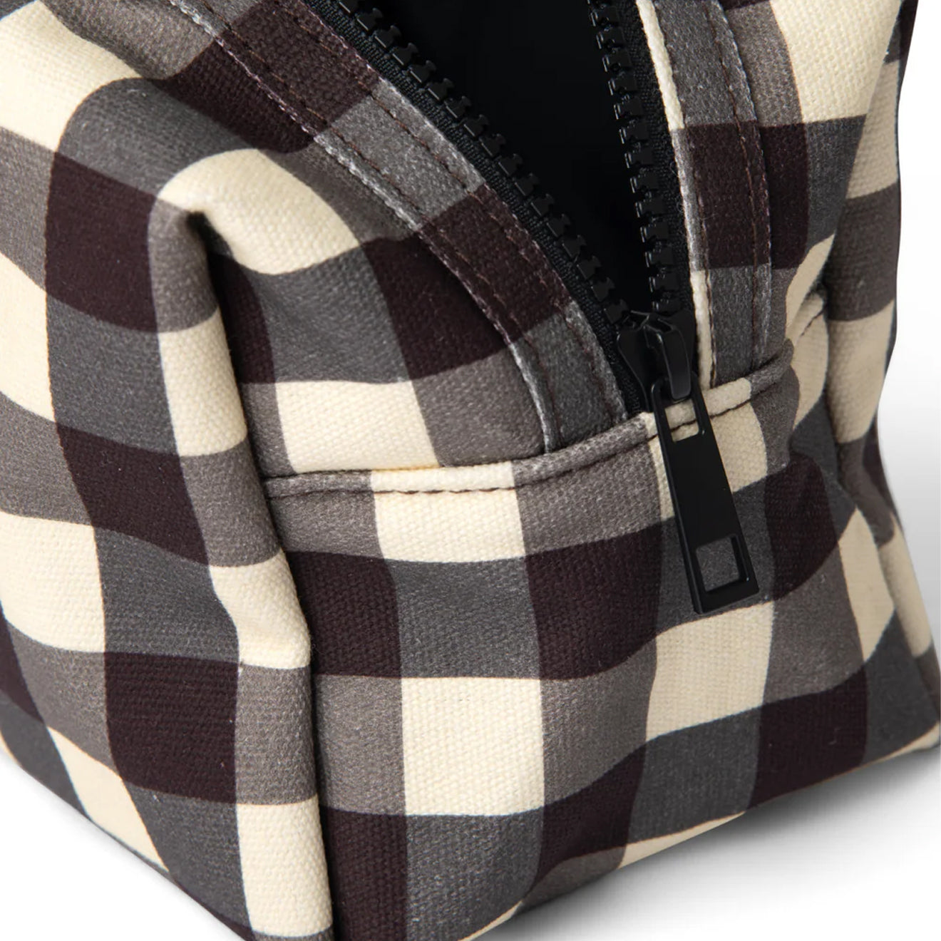 Damson Madder Make Up Bag Butter Gingham