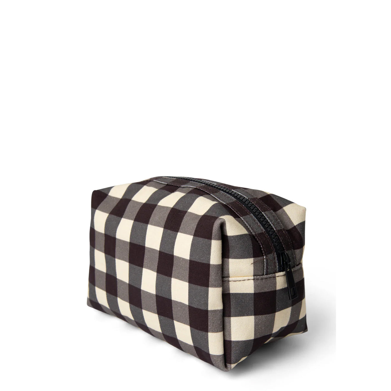 Damson Madder Make Up Bag Butter Gingham