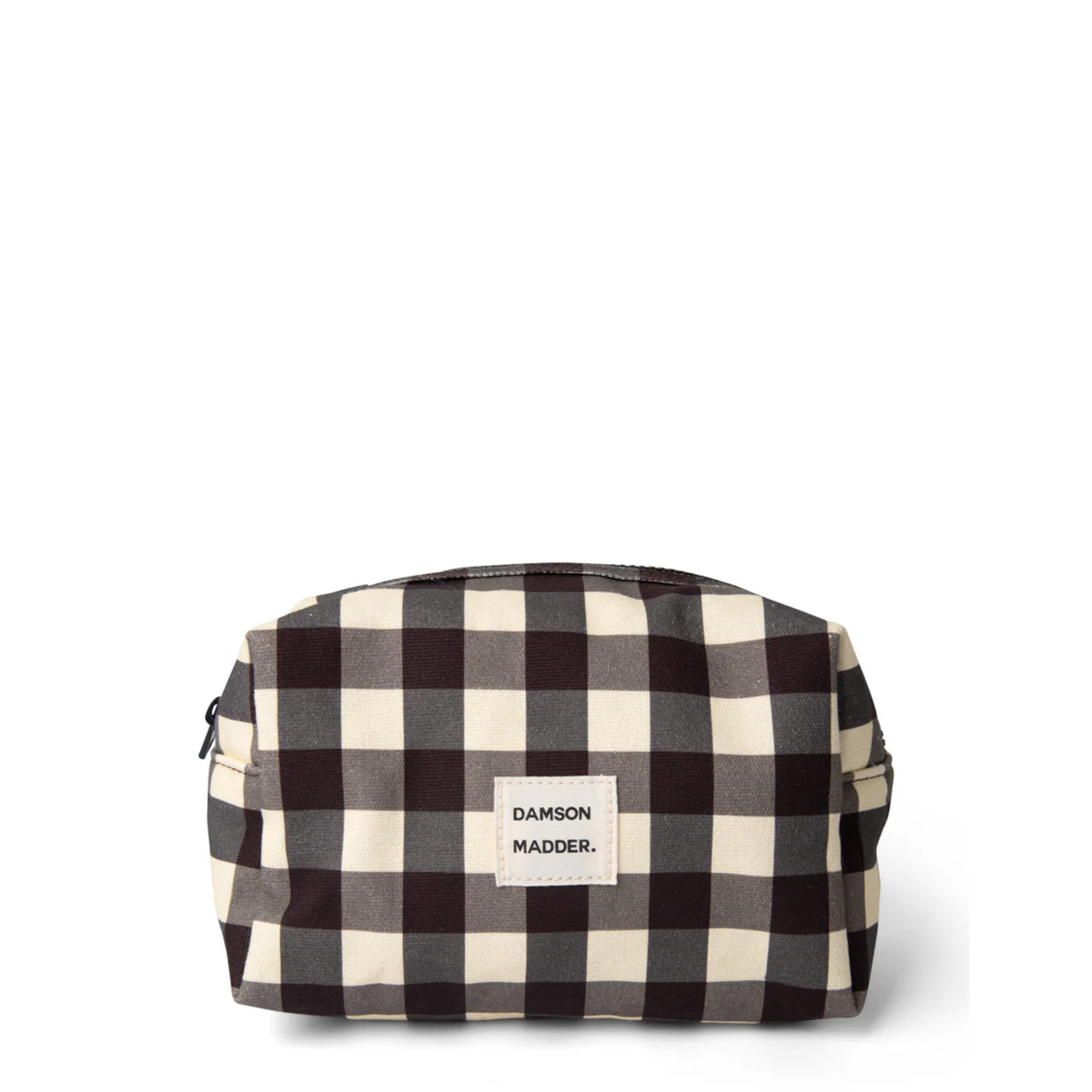 Damson Madder Make Up Bag Butter Gingham