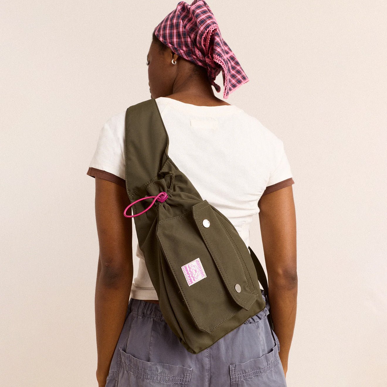 Damson Madder Matilda Cross Body Bag Dark Green