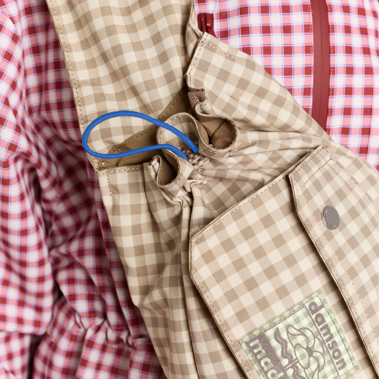 Damson Madder Matilda Cross Body Bag Gingham - pam pam 