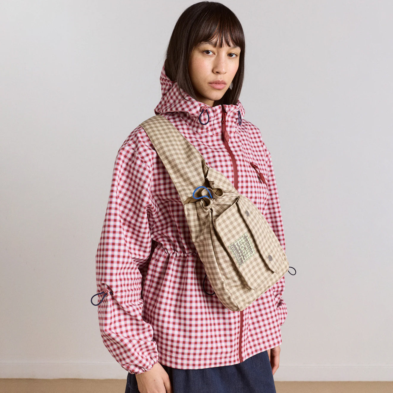 Damson Madder Matilda Cross Body Bag Gingham - pam pam 