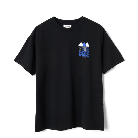 Damson Madder Nature Bathing SS Graphic Tee Black