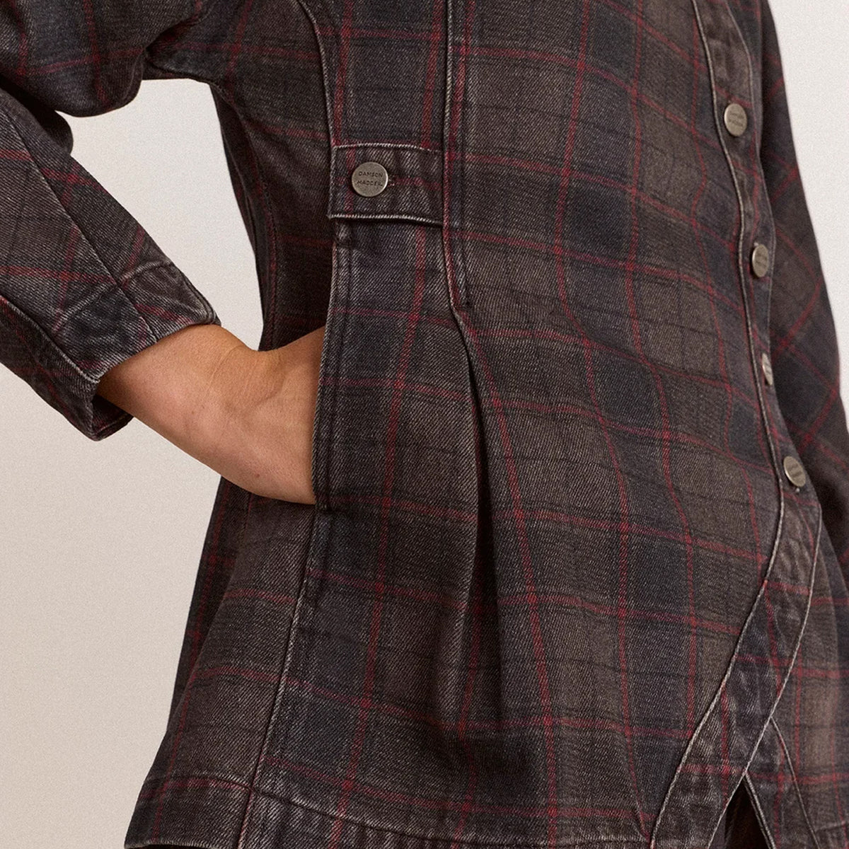 Damson Madder Nora Denim Shirt Sirius Check Multi