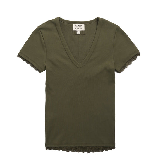 Damson Madder Paige S/S Tee Olive