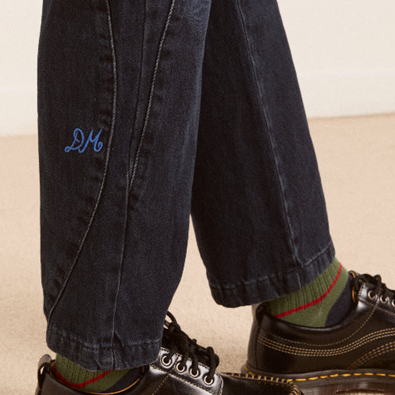 Damson Madder Juli Jeans Wavy Seams - pam pam 