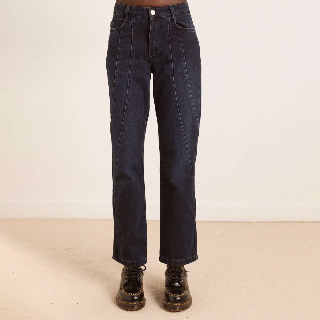 Damson Madder Juli Jeans Wavy Seams - pam pam 