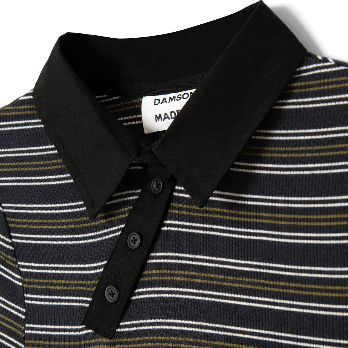 Damson Madder Peyton L/S Polo Multi