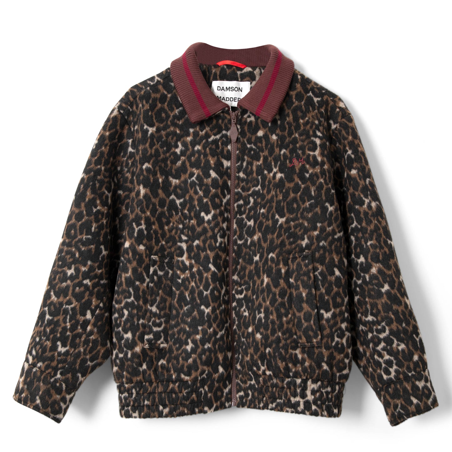 Damson Madder Us Excl Pixie Wool Bomber Leopard - pam pam 