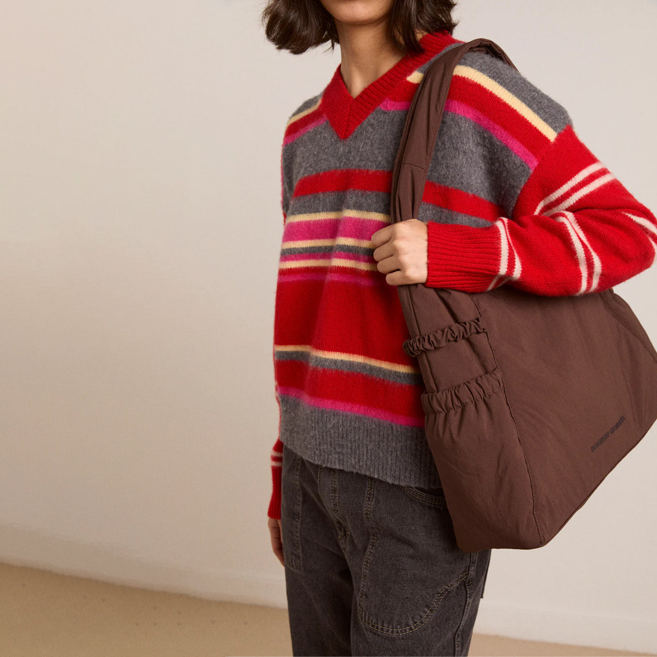 Damson Madder Rosah Bag Brown - pam pam 