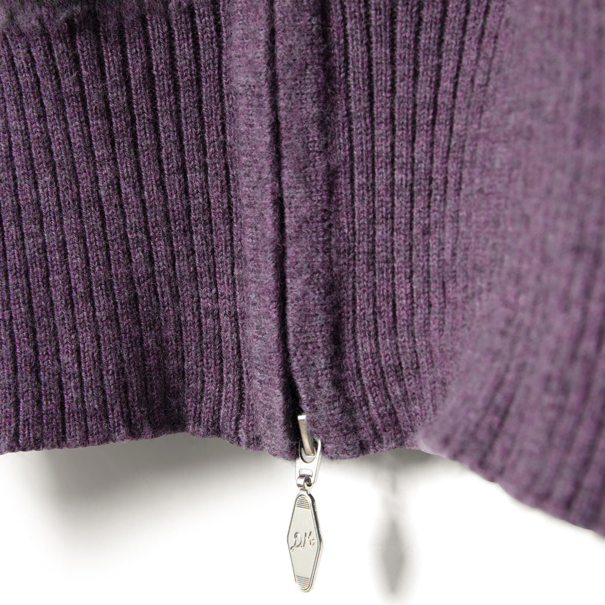 Damson Madder Saffy Merino Wool Cardigan Brushed Check Multi
