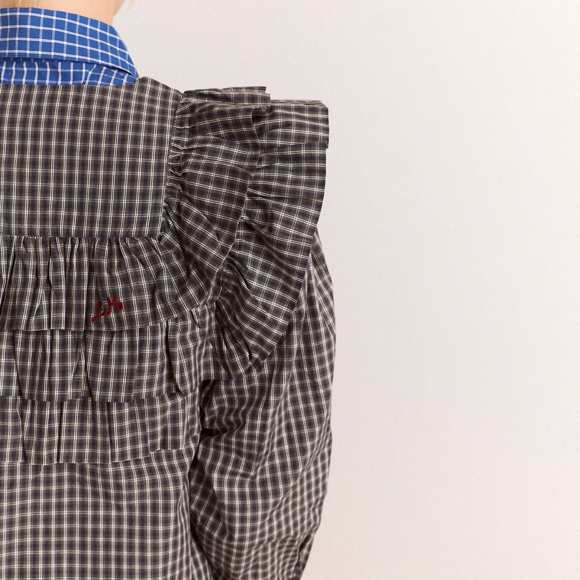 Damson Madder Shay Blouse Mini Check Multi