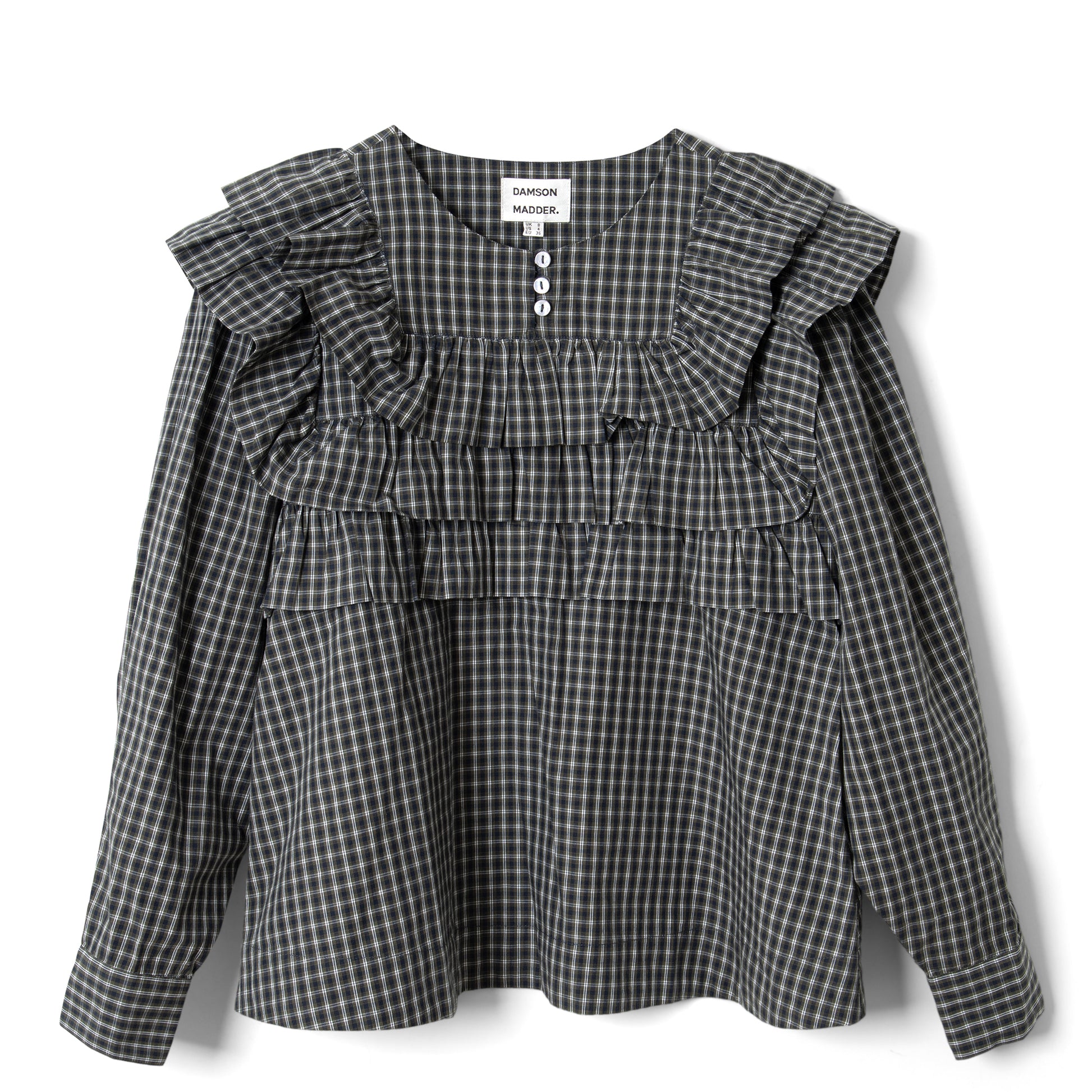 Damson Madder Shay Blouse Mini Check Multi