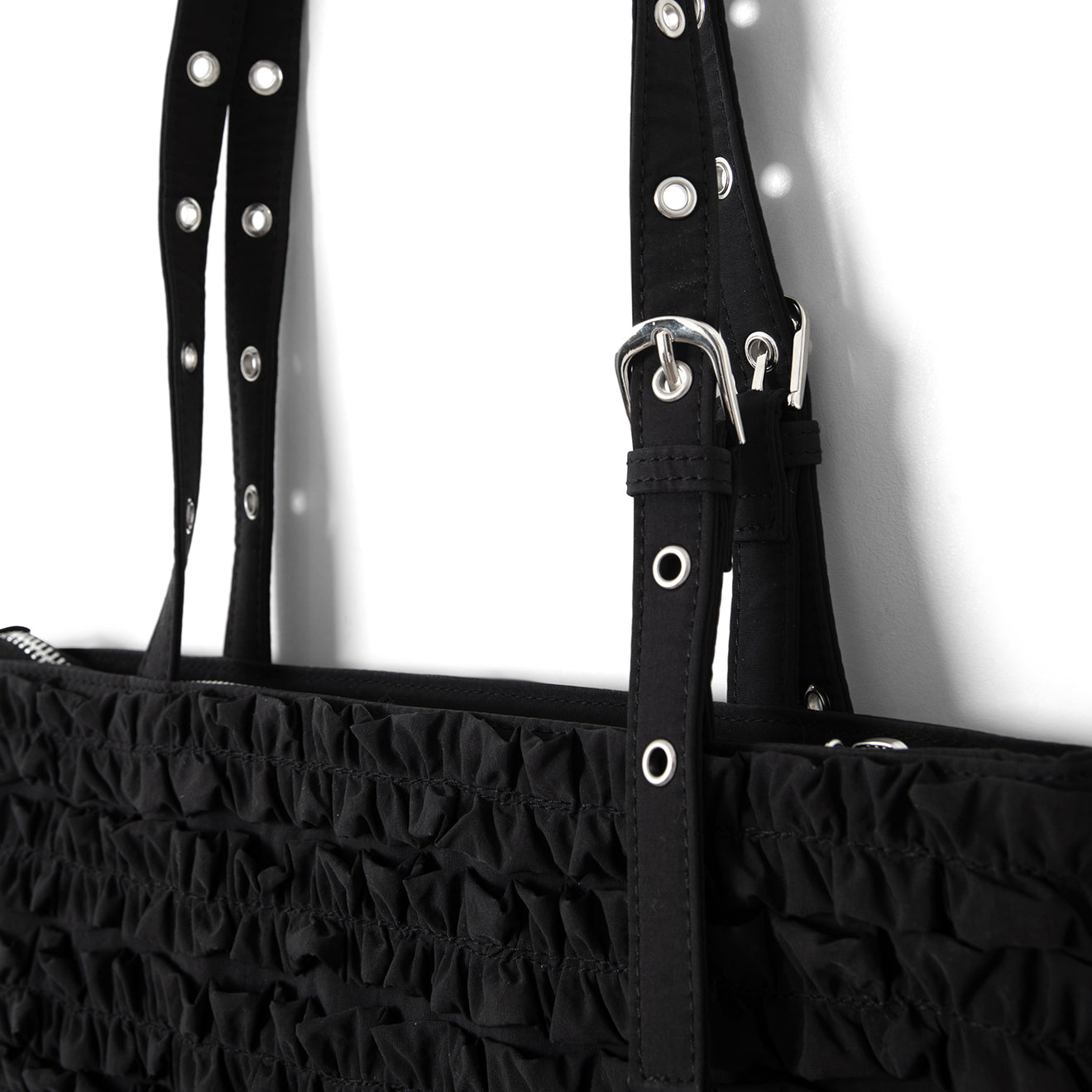 Damson Madder Sophia Ruffle Bag Black