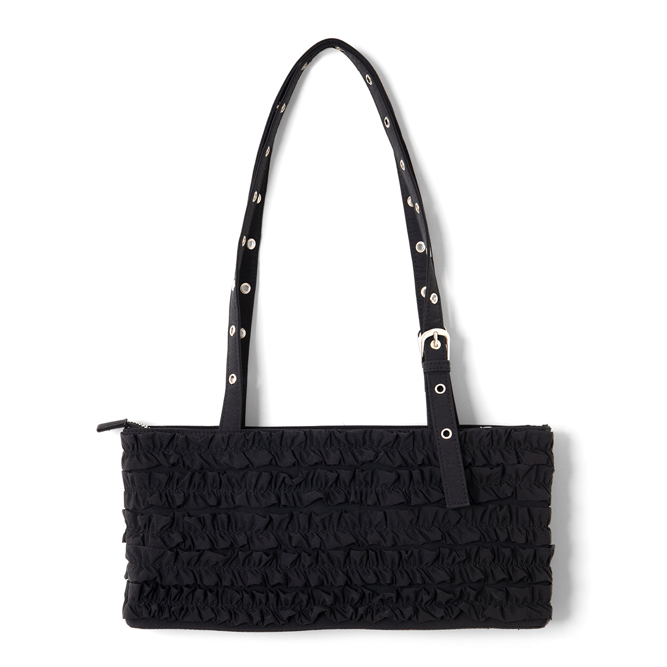 Damson Madder Sophia Ruffle Bag Black