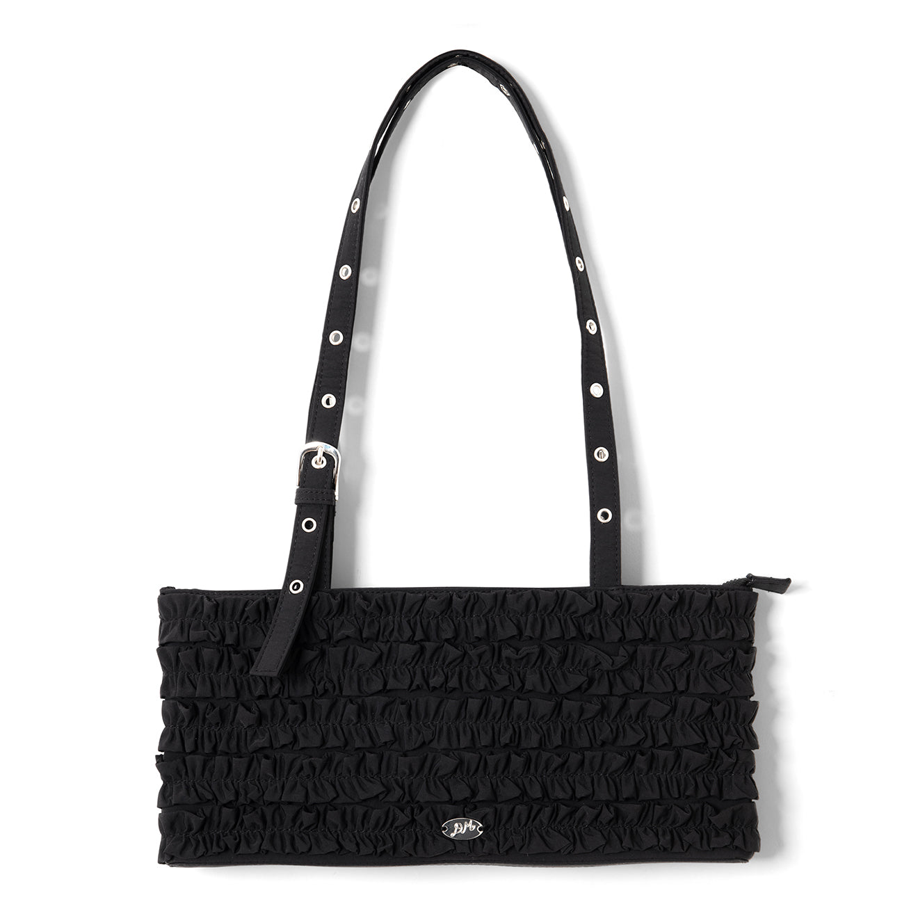 Damson Madder Sophia Ruffle Bag Black