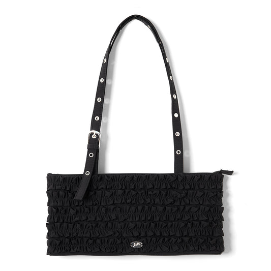 Damson Madder Sophia Ruffle Bag Black