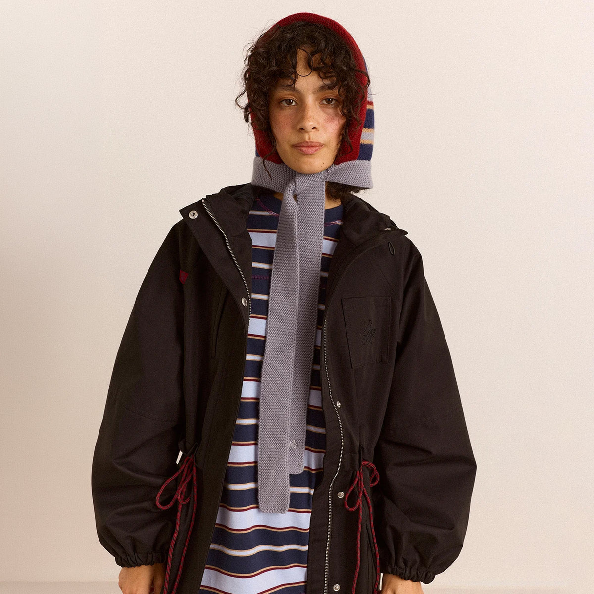Damson Madder Stripe Bonnet Multi