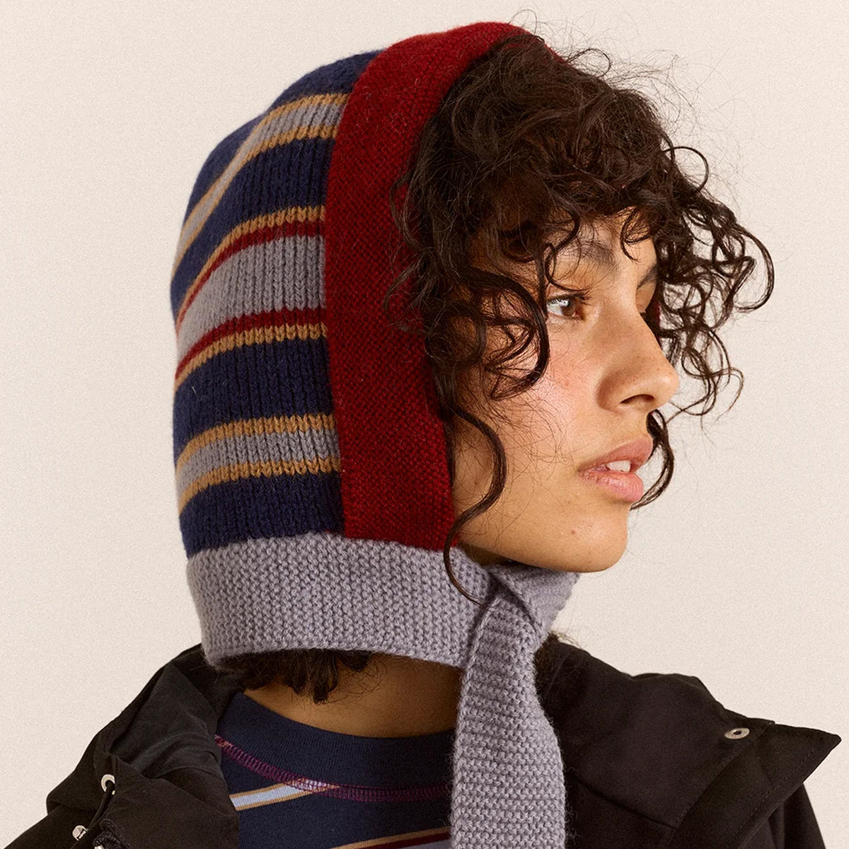 Damson Madder Stripe Bonnet Multi