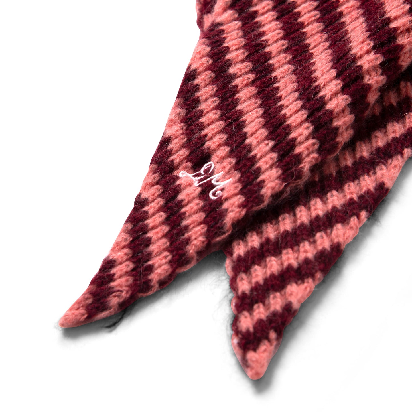 Damson Madder Tie Front Hood Pink/Burg Stripe - pam pam 