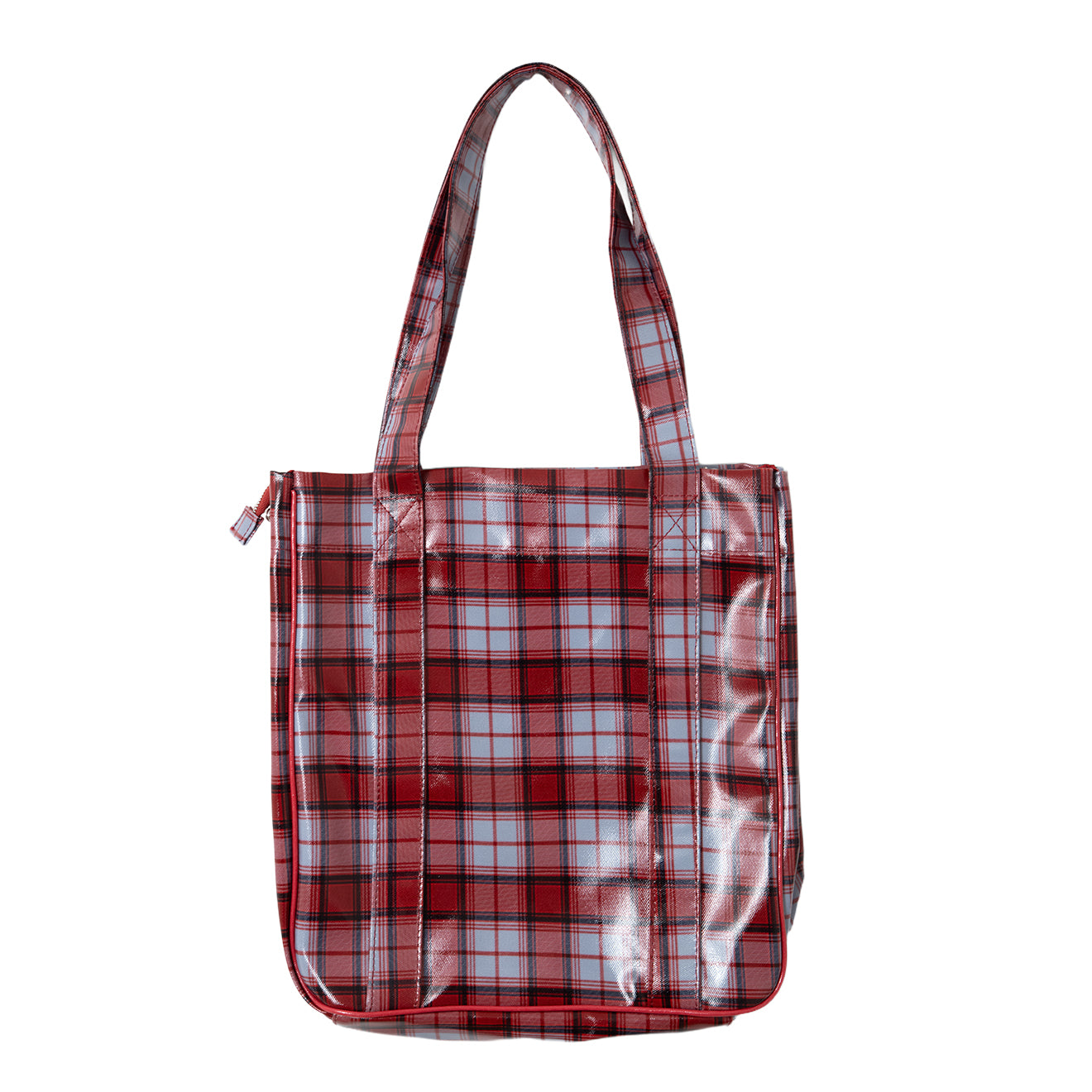 Damson Madder Tote Blue Fog Multi Check