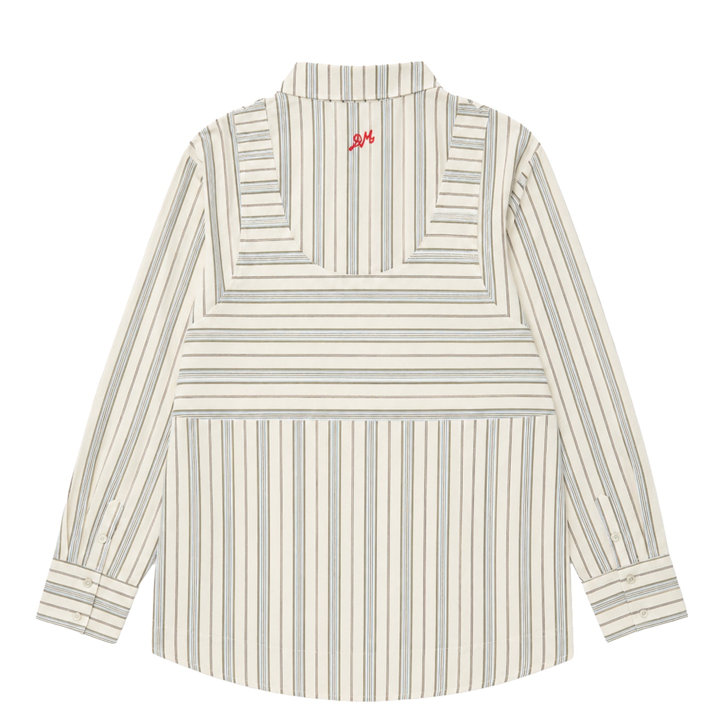 Damson Madder Valeria Double Layer Shirt Caraway Stripe Multi