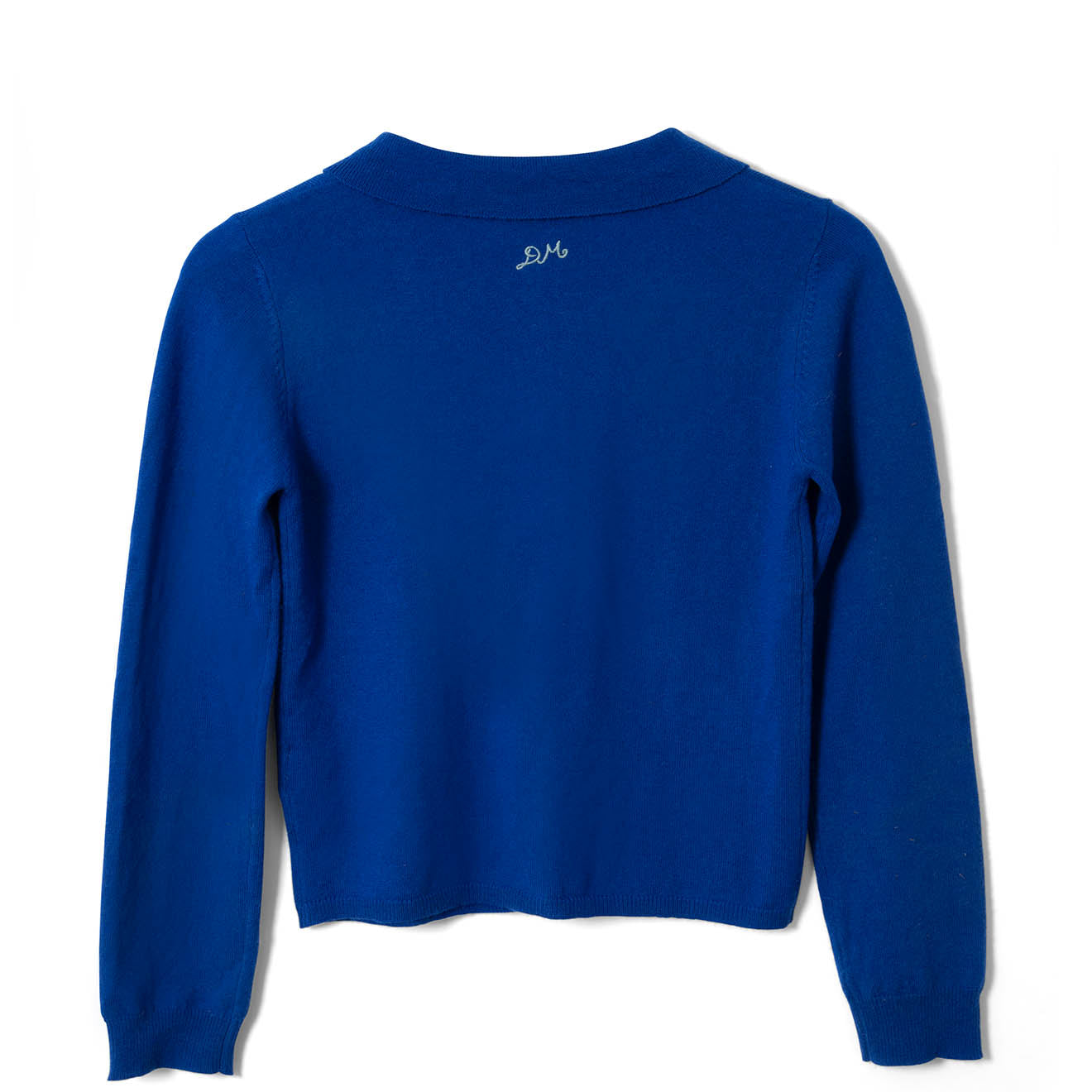 Damson Madder Voula Fine Gauge Cardigan Blue - pam pam 