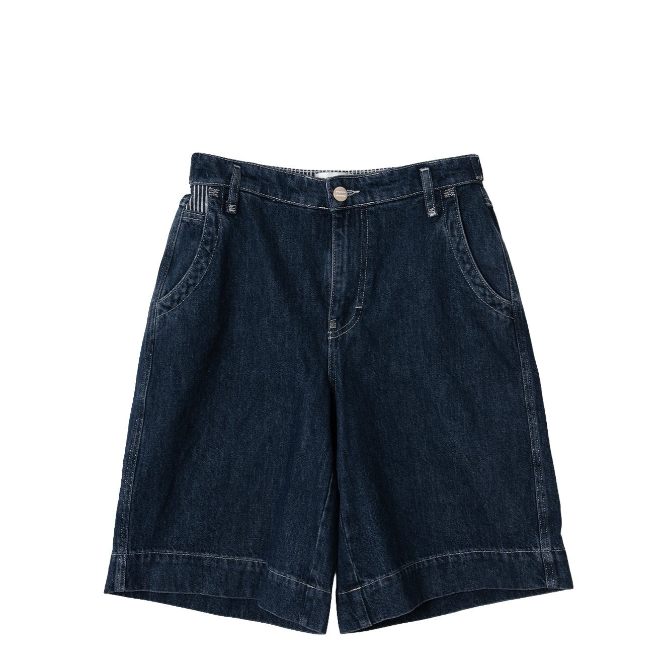 Damson Madder Womens Annie Denim Shorts Indigo