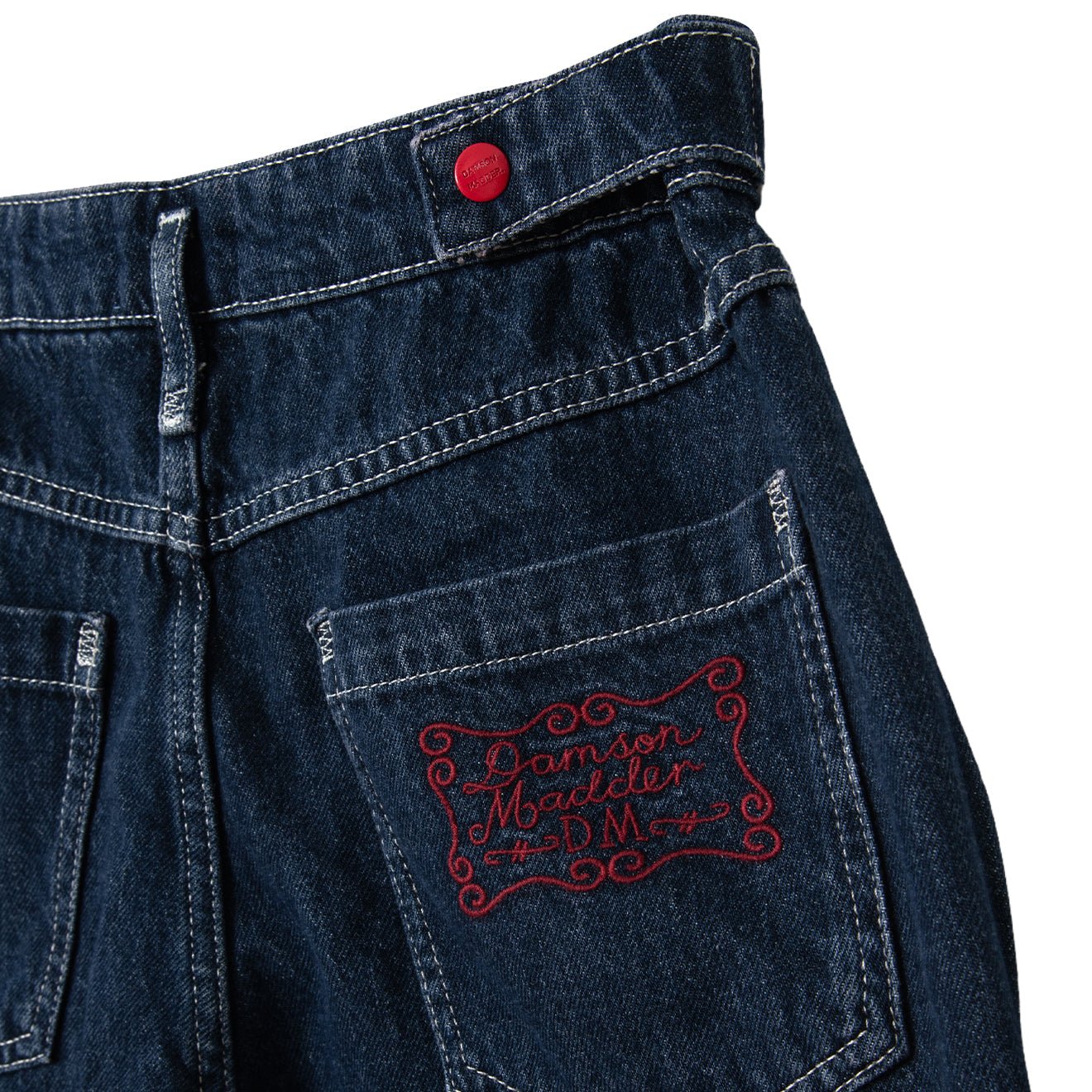 Damson Madder Womens Annie Denim Shorts Indigo