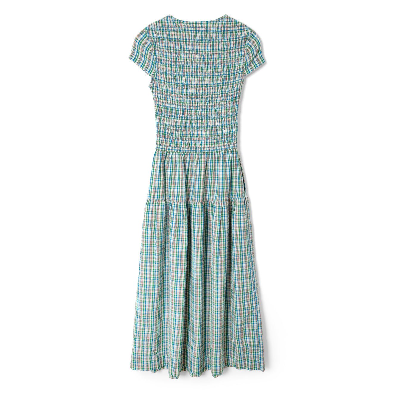 Damson Madder Womens Ebba Midi Dress Picnic Check