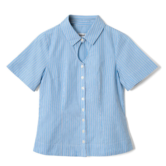 Damson Madder Womens Ebba Shirt Mini Business Stripe