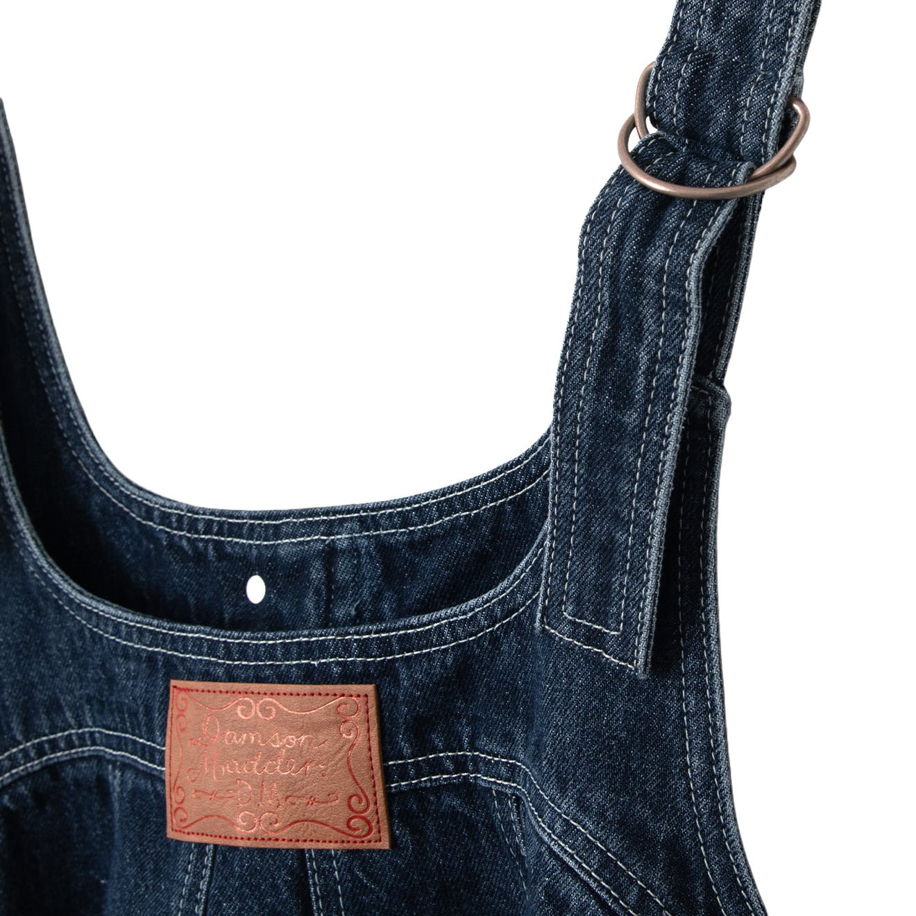 Damson Madder Womens Immy Mini Dress Dark Wash