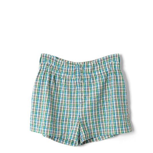 Damson Madder Womens Kairo Boxer Short Picnic Check