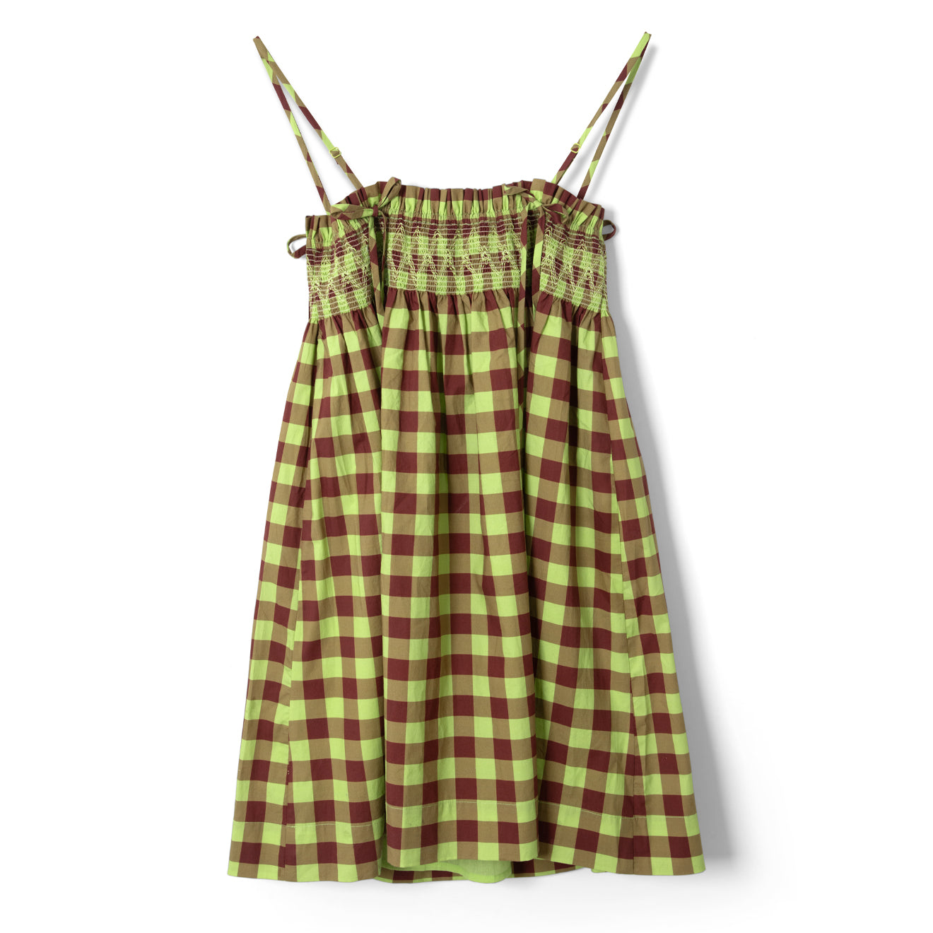 Damson Madder Womens Lilo Mini Dress Swirl Print - pam pam 