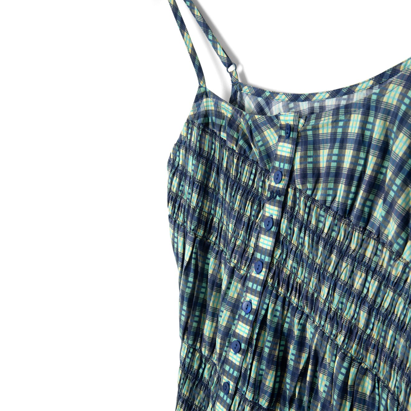 Damson Madder Womens Lyra Midi Dress Tomboy Check
