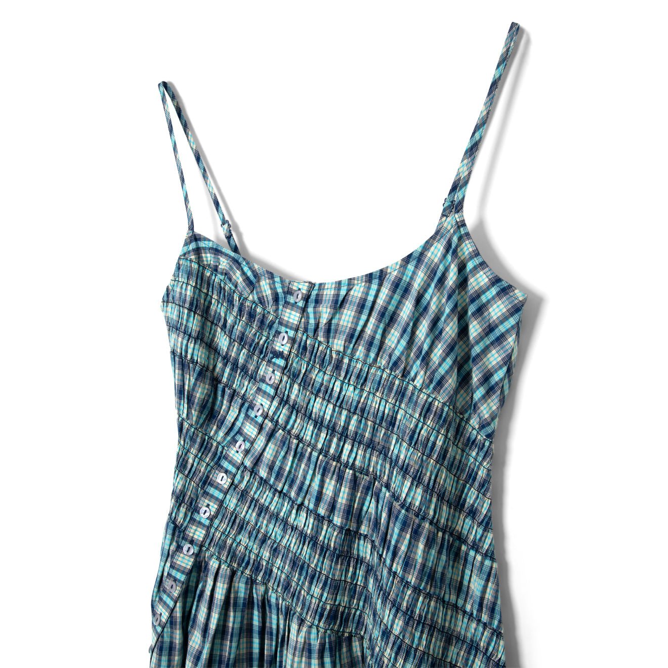 Damson Madder Womens Lyra Midi Dress Tomboy Check