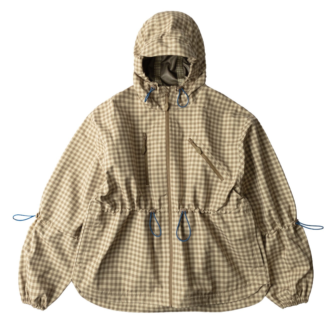 Damson Madder Womens Matilda Raincoat Gingham - pam pam 