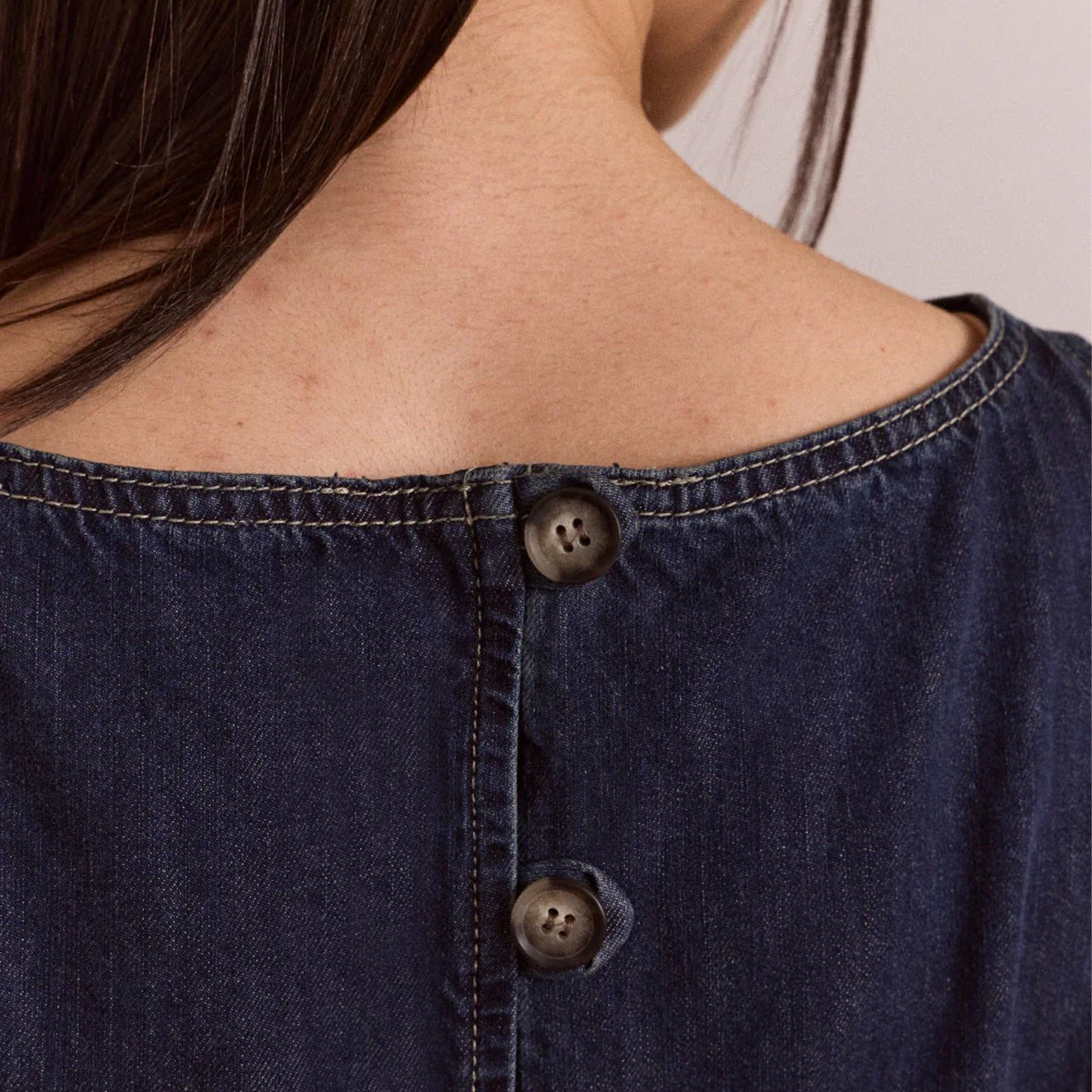 Damson Madder Womens Maxime Top Dark Indigo
