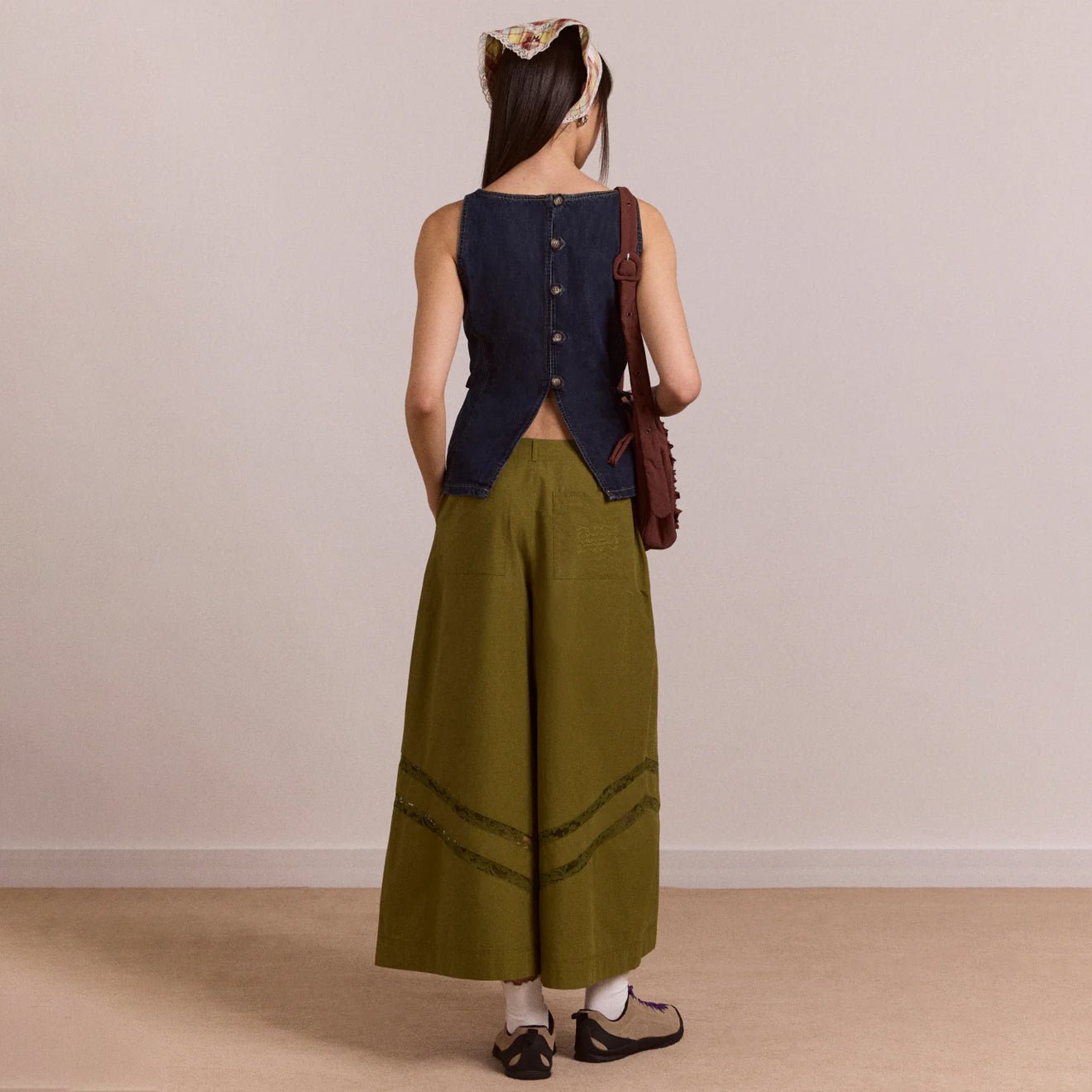 Damson Madder Womens Maxime Top Dark Indigo