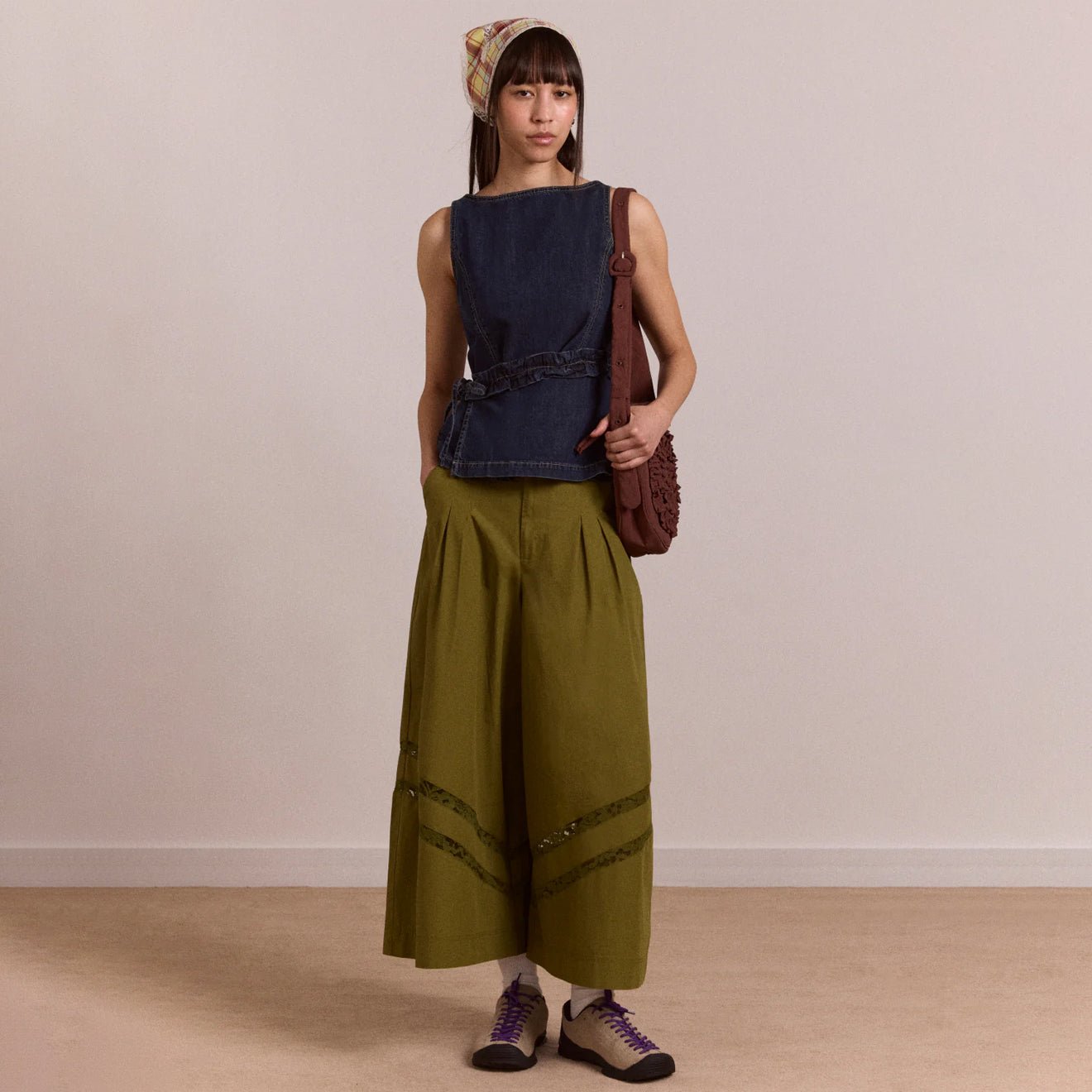 Damson Madder Womens Maxime Top Dark Indigo