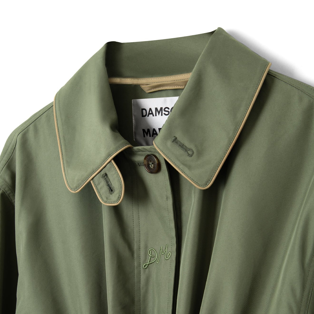 Damson Madder Womens Multi-Wear Myrtle Trench Khaki - pam pam 