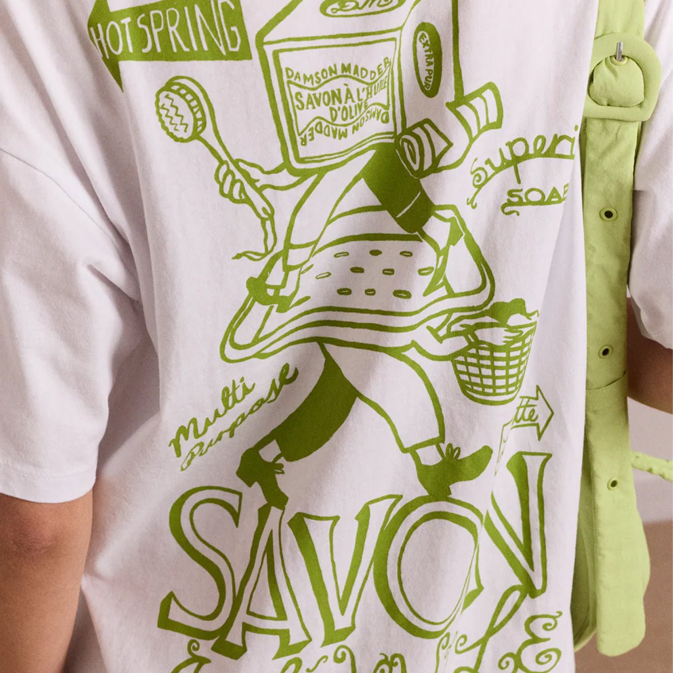 Damson Madder Womens Savon Graphic Tee White