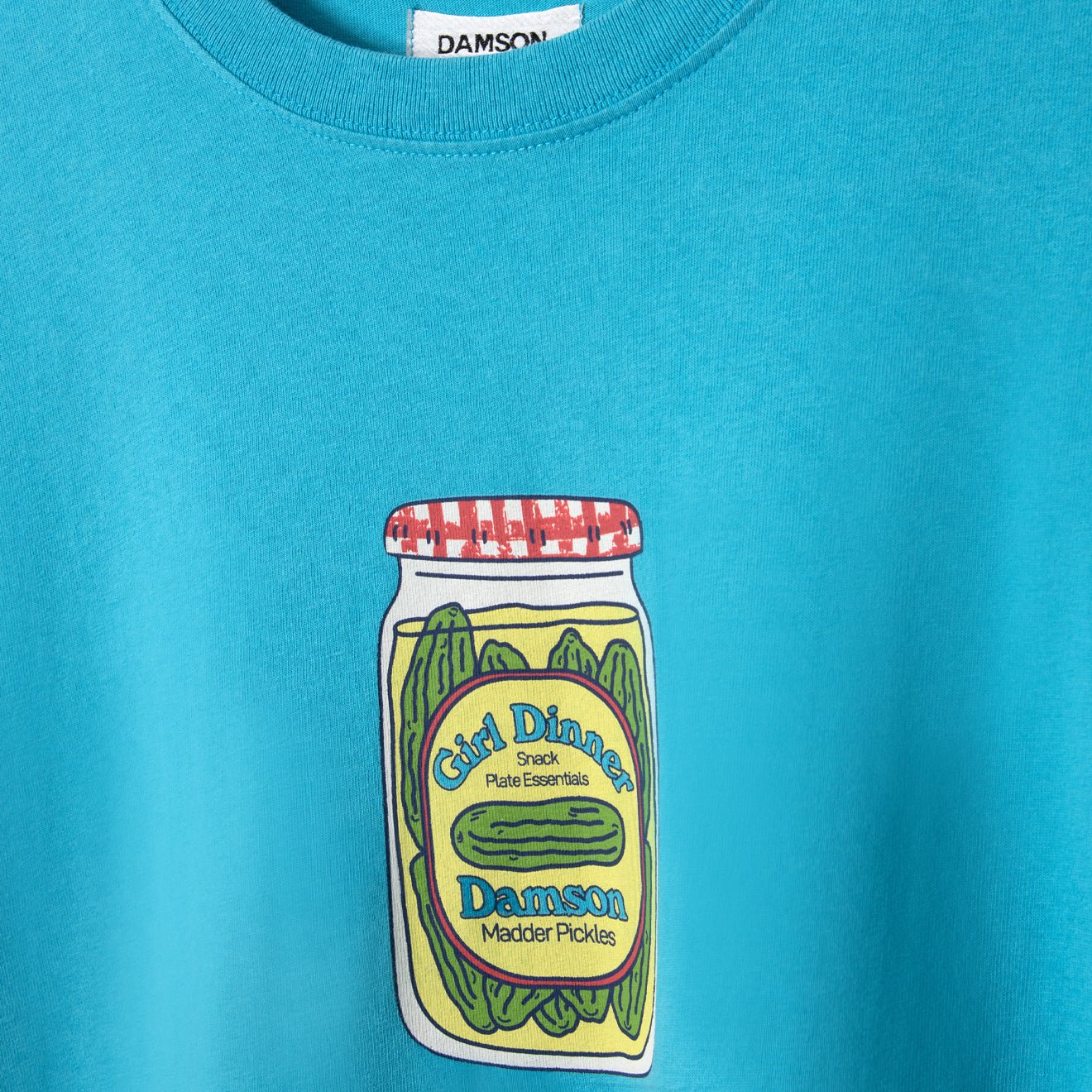 Damson Madder Womens Snack Plate Graphic Tee Blue