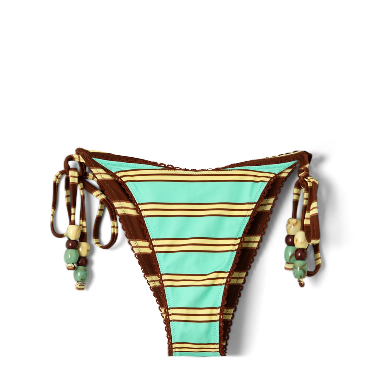 Damson Madder Womens Trudi Reversible Bikini Bottom Mix Stripe - pam pam 