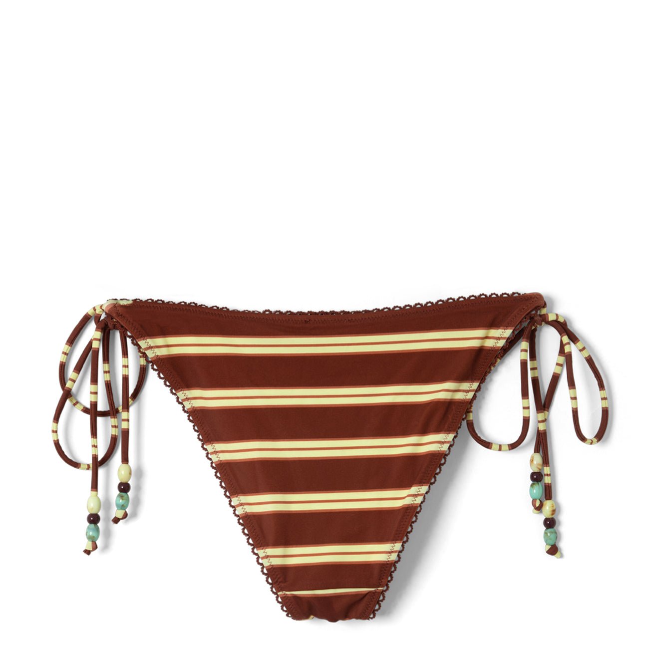 Damson Madder Womens Trudi Reversible Bikini Bottom Mix Stripe - pam pam 