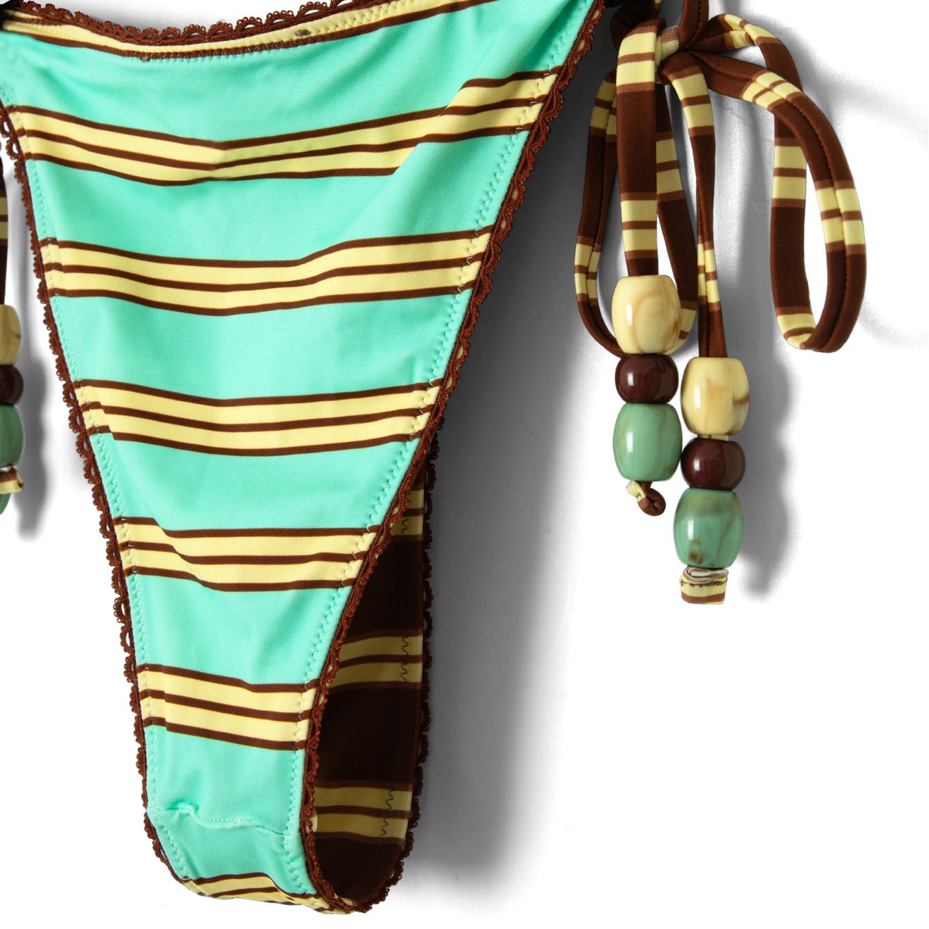 Damson Madder Womens Trudi Reversible Bikini Bottom Mix Stripe - pam pam 