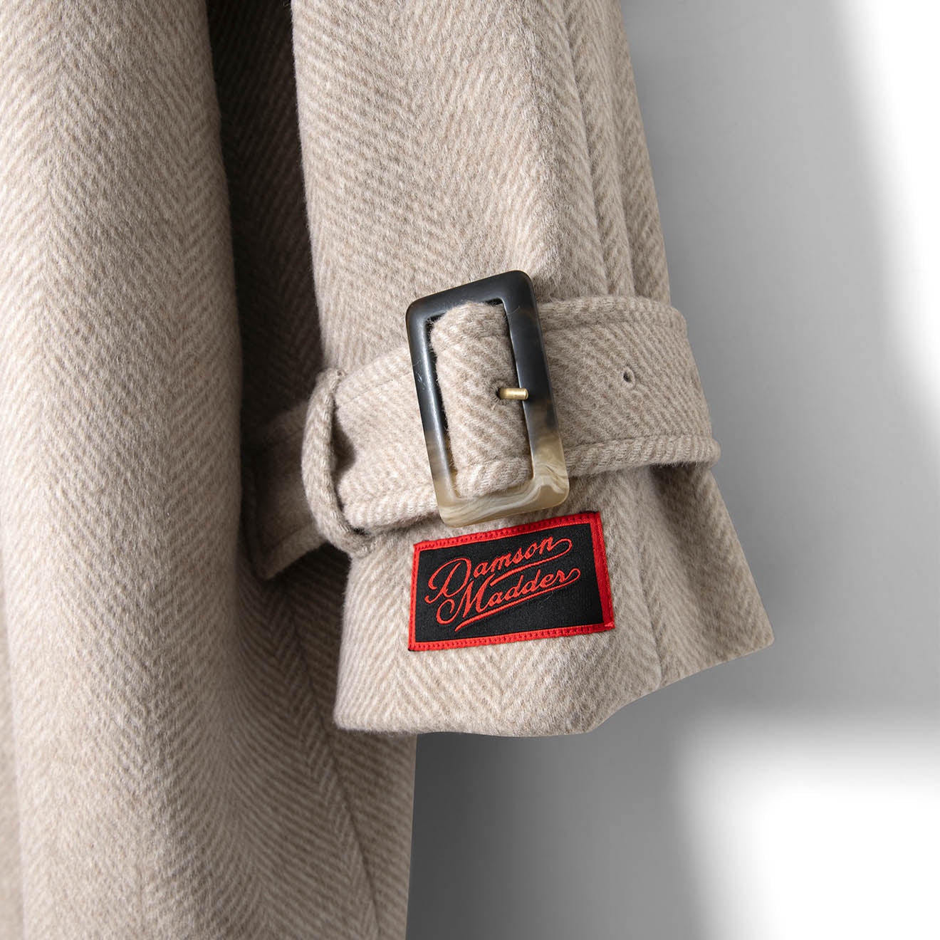 Damson Madder Jude Wool Coat Grey - pam pam 