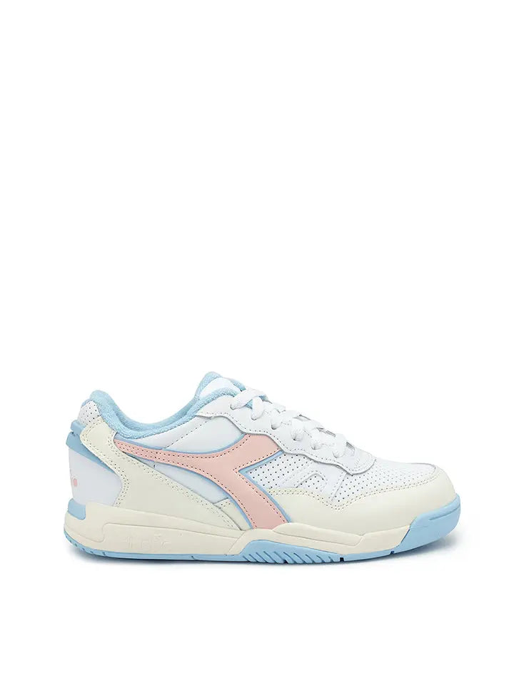 Diadora Womens Winner Trainer White / Peach Whip Diadora